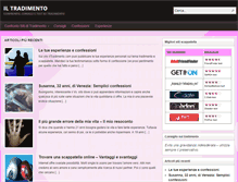 Tablet Screenshot of iltradimento.com